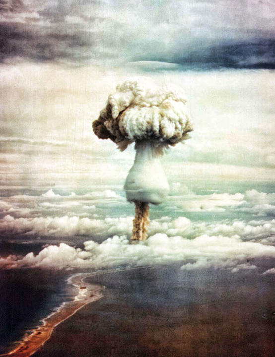 Atomic mushroom cloud